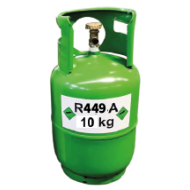KÄLTEMITTEL R449A, FÜLLGEWICHT 10 Kg, IN AUFLADBAREM ZYLINDER - 1/4 Anschluss 