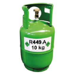 KÄLTEMITTEL R449A, FÜLLGEWICHT 10 Kg, IN AUFLADBAREM ZYLINDER - 1/4 Anschluss 