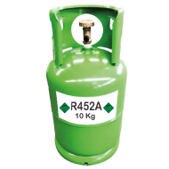 KÄLTEMITTEL R452A,  FÜLLGEWICHT  10 Kg, IN AUFLADBAREM ZYLINDER - 1/4 Anschluss 