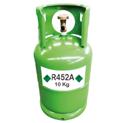 KÄLTEMITTEL R452A,  FÜLLGEWICHT  10 Kg, IN AUFLADBAREM ZYLINDER - 1/4 Anschluss 
