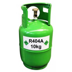 KÄLTEMITTEL R404A,  FÜLLGEWICHT 10 Kg, IN AUFLADBAREM ZYLINDER - 1/4 Anschluss 